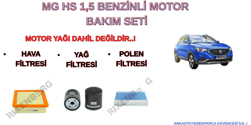 HS 1,5 MOTOR 2022> BENZİNLİ BAKIM SETİ