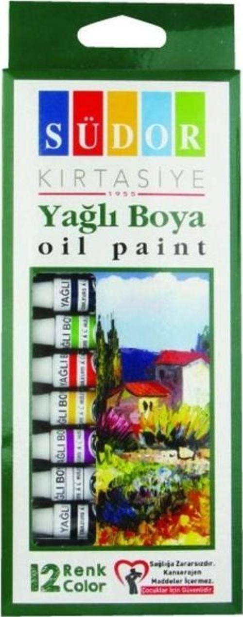Yağlı Boya 12 Renk x 8.5 ml. Tüp