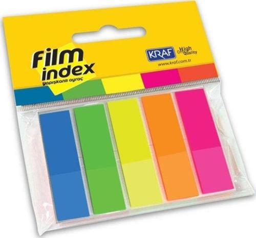 Film Index 13x44 mm 5 Renk x 25 Sayfa