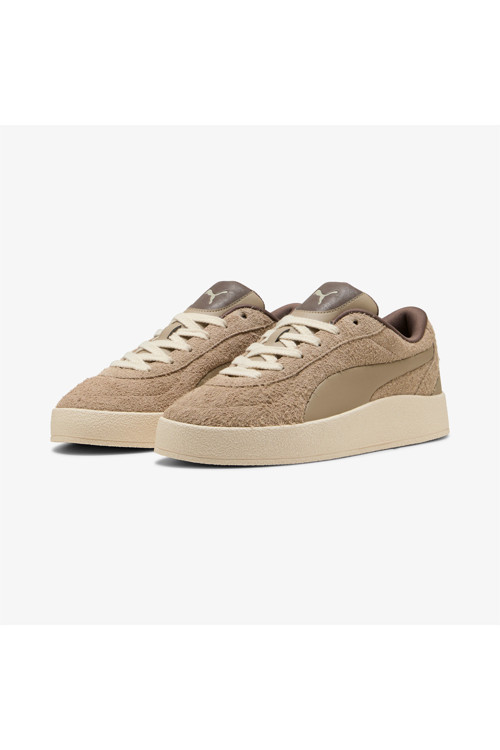 CA Luxe Fuzzy Unisex Kahverengi Spor Ayakkabı