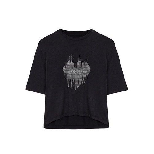 Kadın T-Shirt W Graphic Tee Shiny Logo S221173-001