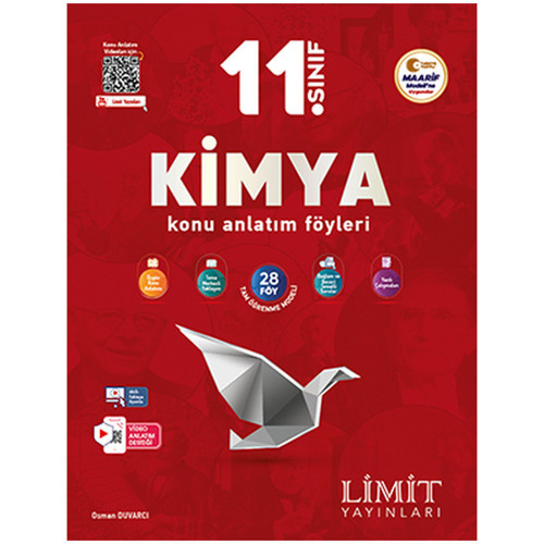 Limit 2027 11. Sınıf Kimya Kaf Konu Anlatım Föyleri Maarif Model