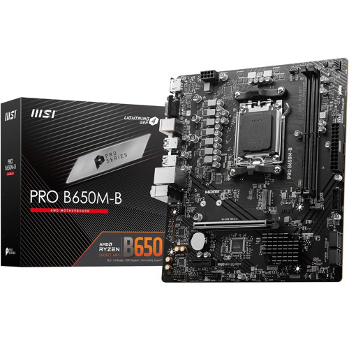 PRO B650M-B DDR5 AMD B650 AM5 Soket DDR5 6800+(OC) MHz mATX Anakart