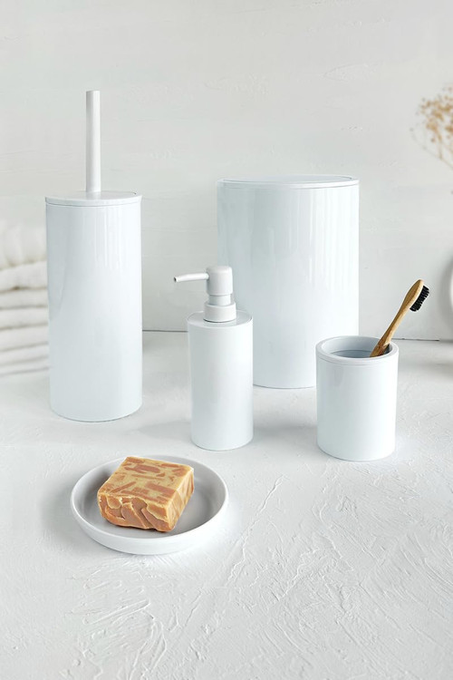 FLORES 5Lİ BANYO SETİ-BEYAZ