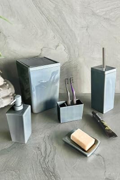 BİGA BANYO SETİ-GRİ