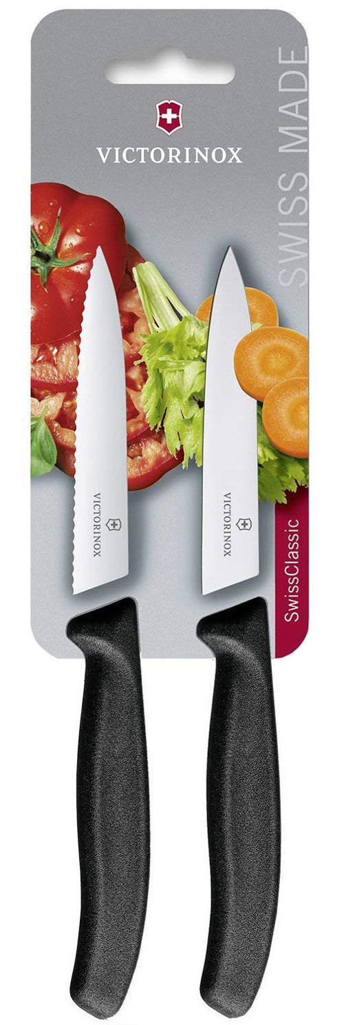 mutfak bıçağı Swiss Classic bıçağı 1 dalga 1 normal Siyah blister Uzunluk: 10 cm, 6.7793.b
