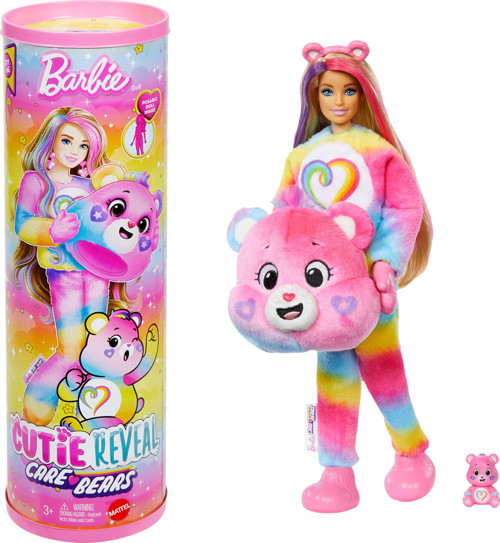 Cutie Reveal Sevimli Ayıcıklar bebek ve aksesuarları, Dost Ayıcık, renk değişimi ve mini ayıcık dahil 10 sürpriz içeren 2. seri, JFV60