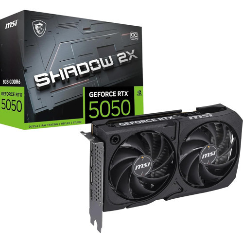 VGA GeForce RTX 5050 8G SHADOW 2X OC RTX5050 8GB GDDR6 128B DX12 PCIE 5.0 X16 (3XDP 1XHDMI)