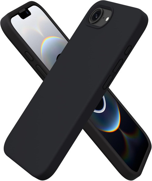 RUCHI iPhone 17e / 16e Silikon Kılıf - Mag-Safe Uyumlu, Yumuşak Dokulu, Darbe Emici, Mikro Fiber Ka