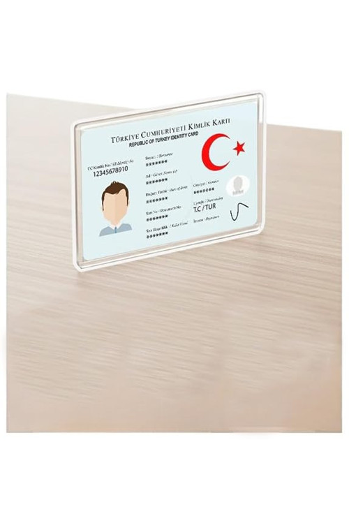 Kimlik Ehliyet Kabı Şeffaf 10 Adet Yumuşak Esnek Şeffaf Kırılmaz Kredi Kartı Koruyucu Kart Kılıfı Ka