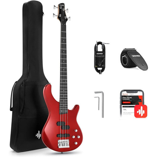 DPJ-100 PJ-Style Bas Gitar (Kırmızı)