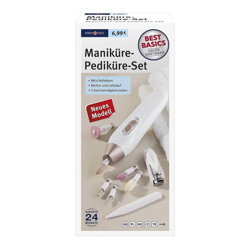 Manikür ve Pedikür Seti Rose Gold 1 adet