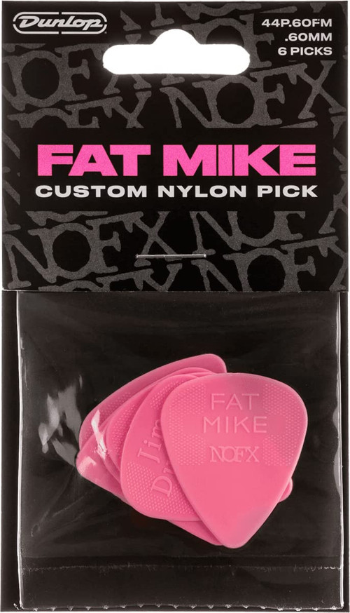 44P.60FM Fat Mike Custom Naylon Pena, 0,60 mm, 6'lı Paket
