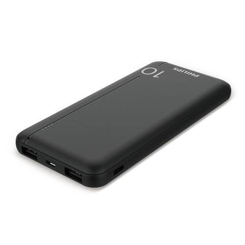 DLP1812PB 10.000 mAh Powerbank 2xUSB-A 2.1A, USB-C Çıkış, PD- Siyah