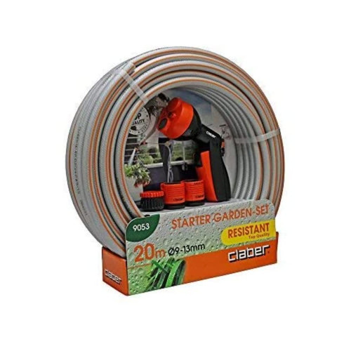 9053 Starter Garden-Set Hortum Başlangıç Seti 20 Metre 9-13 Mm Hortum, Çok İşlevli Sulama