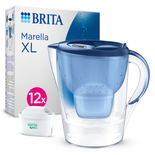 Marella XL 12x MAXTRA PRO Pure Performance Filtreli Su ARıtma Sürahisi - Mavi (3,5L)