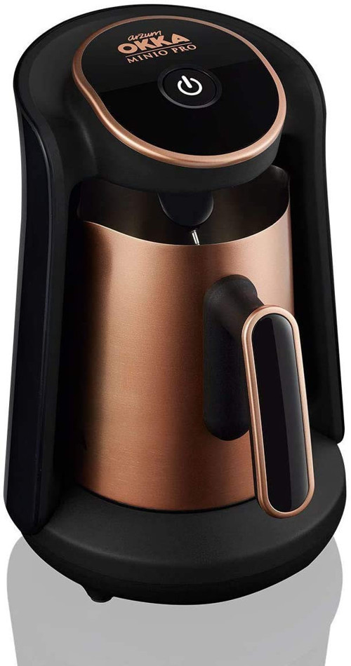 zum OK0010 OKKA Minio Pro Türk Kahvesi Makinesi, 4 Fincan, 480W, 16.5x16x22.5 cm, Paslanmaz Çelik, Bakır