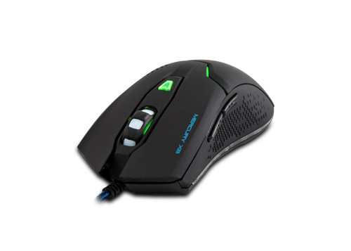 Mercury X8 LED Işıklı 6d 3200DPI Optik Gaming Oyuncu Mouse, Siyah