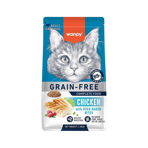 Tavuklu Tahılsız Yetişkin Kedi Maması 1,5kg