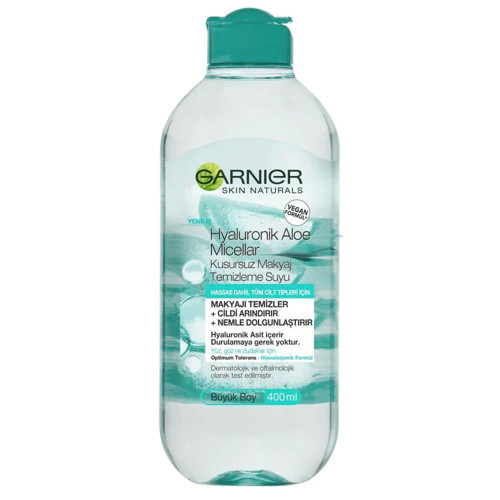 Skin Naturals Micellar Hyaluronik Aloe Kusursuz Makyaj Temizleme Suyu (400 ml)