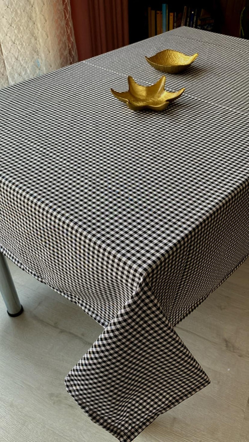 Defnelam Örtüsü Sofra Bezi 170x170 cm (Gri)