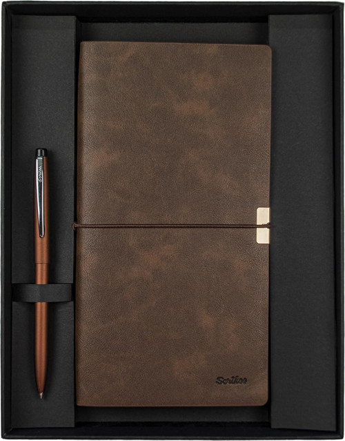 SD700-C2 Premium Defter C7 Kahverengi F108 Tükenmez Bronz Set
