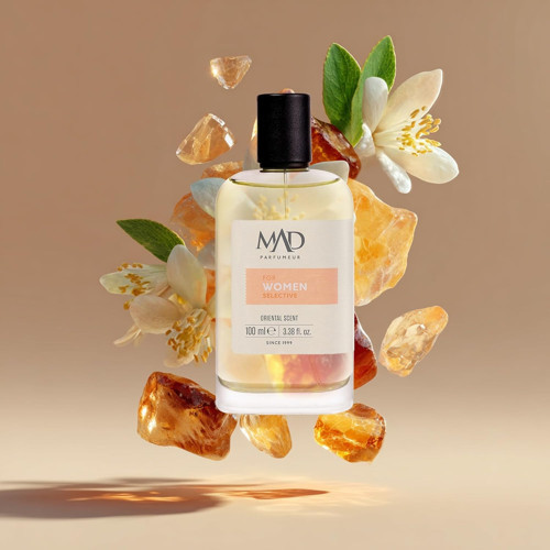 Mad J102 Selective Eau de Parfum (EDP) 100 ml Kadın Parfüm – Portakal, Bal ve Paçuli ile Oryantal, Sıcak ve Kalıcı