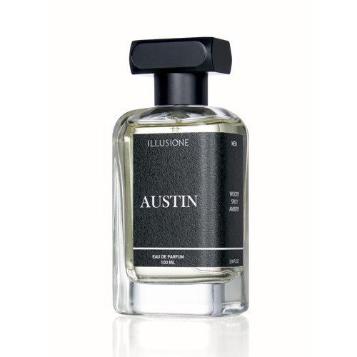 Illusione Austin EDP Erkek Parfüm 100ml | Odunsu-Baharatlı-Amber | Erik, Sedir, Paçuli, Misk