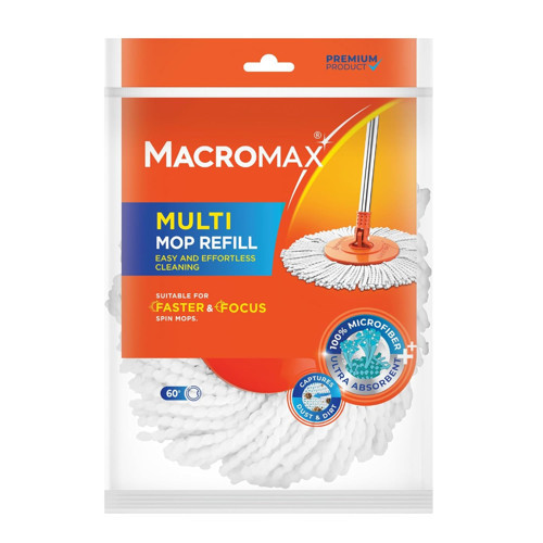 Multi Yedek Mop Başlık, Faster ve Focus Otomatik Döner Temizlik Setleri İle Uyumlu Paspas