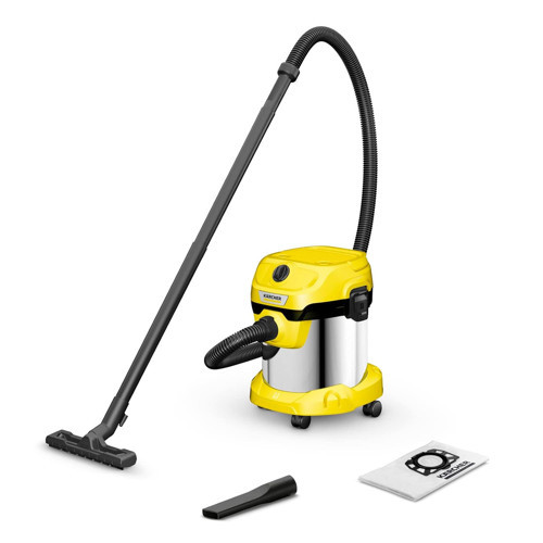 Kärcher WD 2 S V-15/4/18 Islak Kuru Elektrikli Süpürge,Üfleme Fonksiyonlu, 1000 W, 15 L