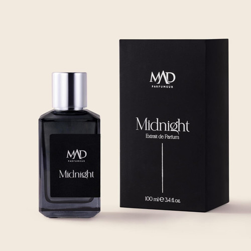 MAD Parfüm,Midnight Extrait de Parfum 100 ml Unisex Parfüm – Kakule, Sütlü Notalar ve Vanilya ile Mi