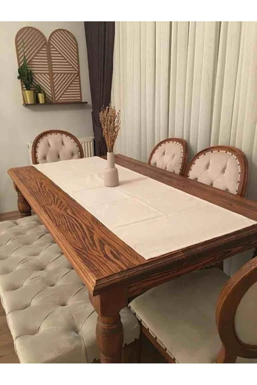 Naturel Keten Otantik Runner 40x200
