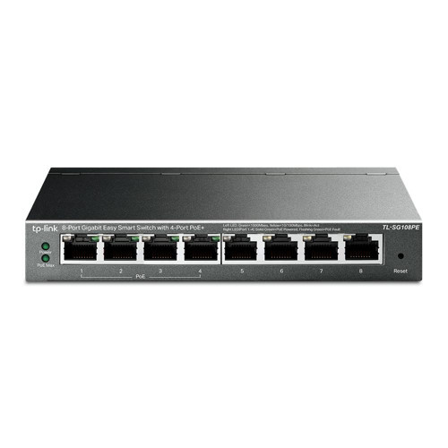 TL-SG108PE, 8 Port Gigabit / 4 Port POE Switch