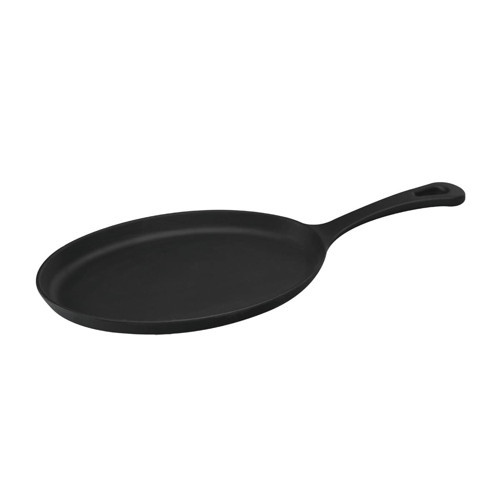 Döküm Fajita Tavası 17x23 cm Saplı Oval
