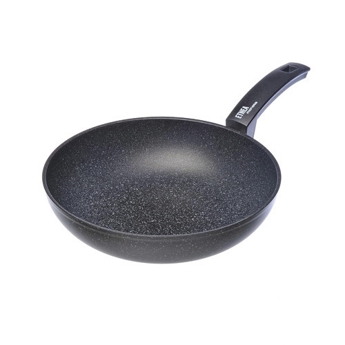 Etnea Wokpfanne 28 cm, Aluminium, schwarz, 28 cm