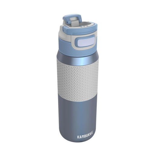 Elton Insulated içecek şişesi – 750 ml – gök mavisi – 3'ü 1 arada kapak – Snapclean® teknolojisi