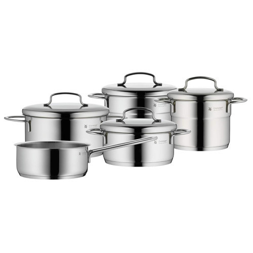 Mini 5 Parça Tencere Seti, İndüksiyon Uyumlu, Metal Kapaklı, Cromargan® Yüksek Kaliteli Paslanma