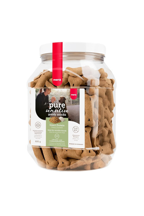 Pure Sensitive Goody Snack Insect (600 g), hassas köpekler için sağlıklı atıştırmalıklar, böcek