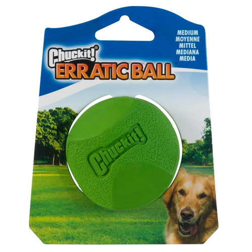 it! Erratic Ball Kauçuk Köpek Oyun Topu 2'li Paket - (Küçük Boy), Doğal Kauçuk, Her Yöne Yuvarlanan, Dayanıklı, Kolay Temizlenen Köpek Topu