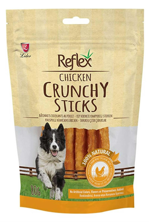 Crunchy Sticks Tavuklu Çıtır Köpek Ödül Çubukları 80 Gr