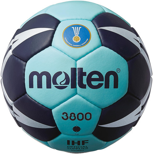 H3X3800 Poliüretan Elde Dikilmiş Hentbol, Boyut 3, Mavi