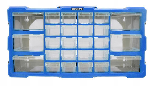 Süper Bag 26'lı Mono Blok Çekmece Seti Organizer Seti Monoblok Çekmece Vida Dübel Kutusu Takı