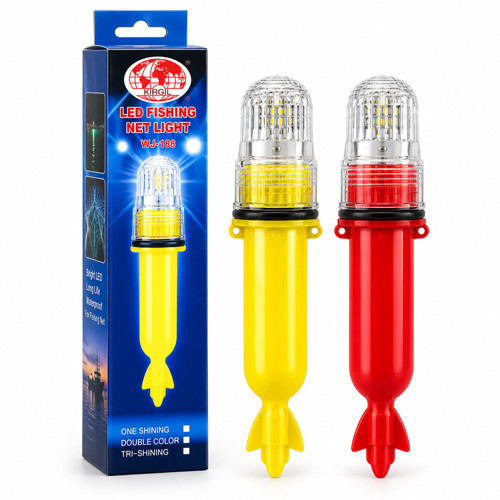 PİLLİ 15LED BALIKÇI - DOMUZ FENERİ SİNYALLİ ROKET MODELİ SU GEÇİRMEZ WLH-188 (4604)