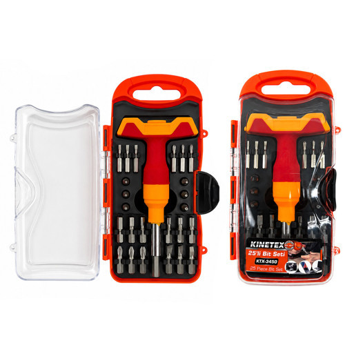 25PCS SAATÇİ - TELEFONCU BİTS TORNAVİDA UÇ BİTS SETİ KTX-3450 (4604)