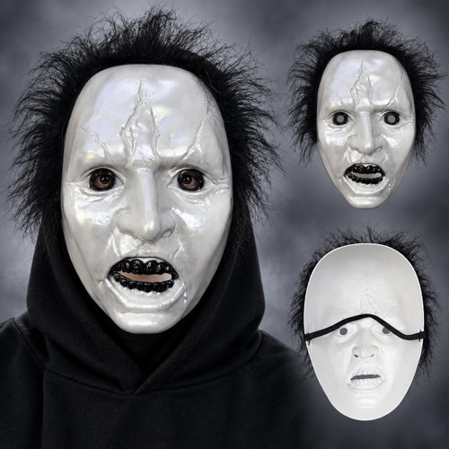 Siyah Saçlı Michael Myers Plastik Karakter Maskesi (4604)
