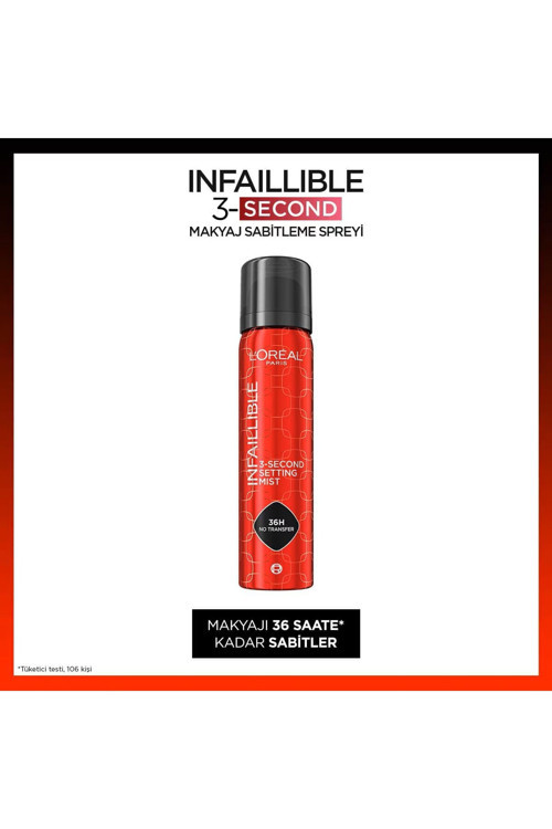 Infaillible 3-Second Makyaj Sabitleme Spreyi 150 ml – Profesyonel Etki