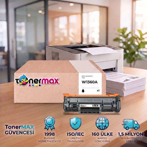 Hp 136A-W1360A Muadil Toner - Çipli/ M211 / M236 - AA Plus