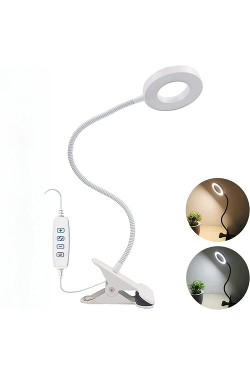 3 Renkli Led Çalışma Okuma Işığı Akrobat Kademeli Masa Lambası Ayarlanabilir Renk Ve Parlaklık