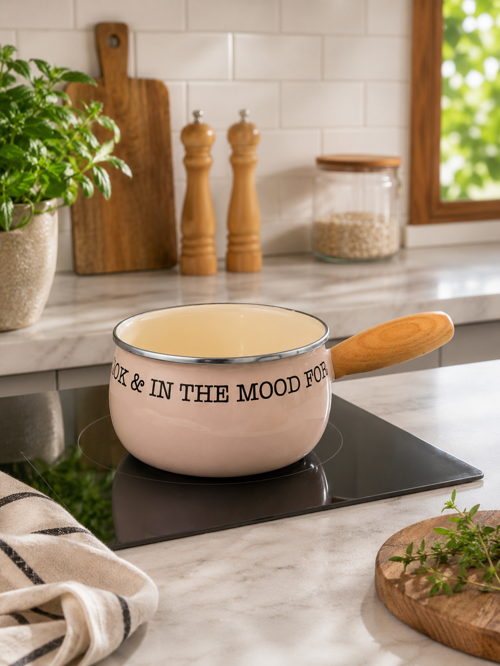 Mood Serisi Emaye Sosluk 16cm Toprak