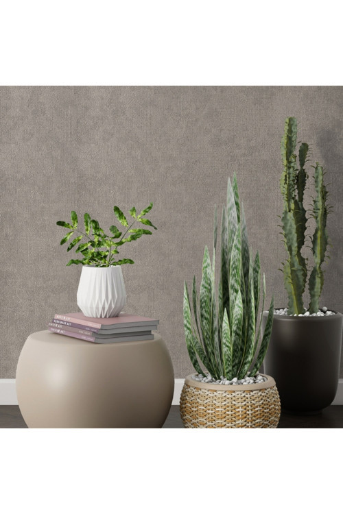 Modern Vinil Duvar Kağıdı 103-3 | Wallert Olivia, Gri, Kağıt Taban Taban + Vinil Kaplama - 16.5 m²